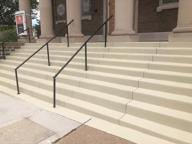 Kaufman Products Is Used For Concrete Step Repair & Resurfacing